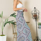 Smocked High Waisted Print Pants - Whimsical Appalachian Boutique