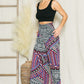 Smocked High Waisted Print Pants - Whimsical Appalachian Boutique