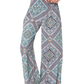 Smocked High Waisted Print Pants - Whimsical Appalachian Boutique