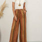 Striped Wide Leg Drawstring Pants - Whimsical Appalachian Boutique