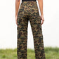 Camouflage Straight Leg Cargo Pants