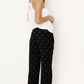 Polka Dot Drawstring Pants