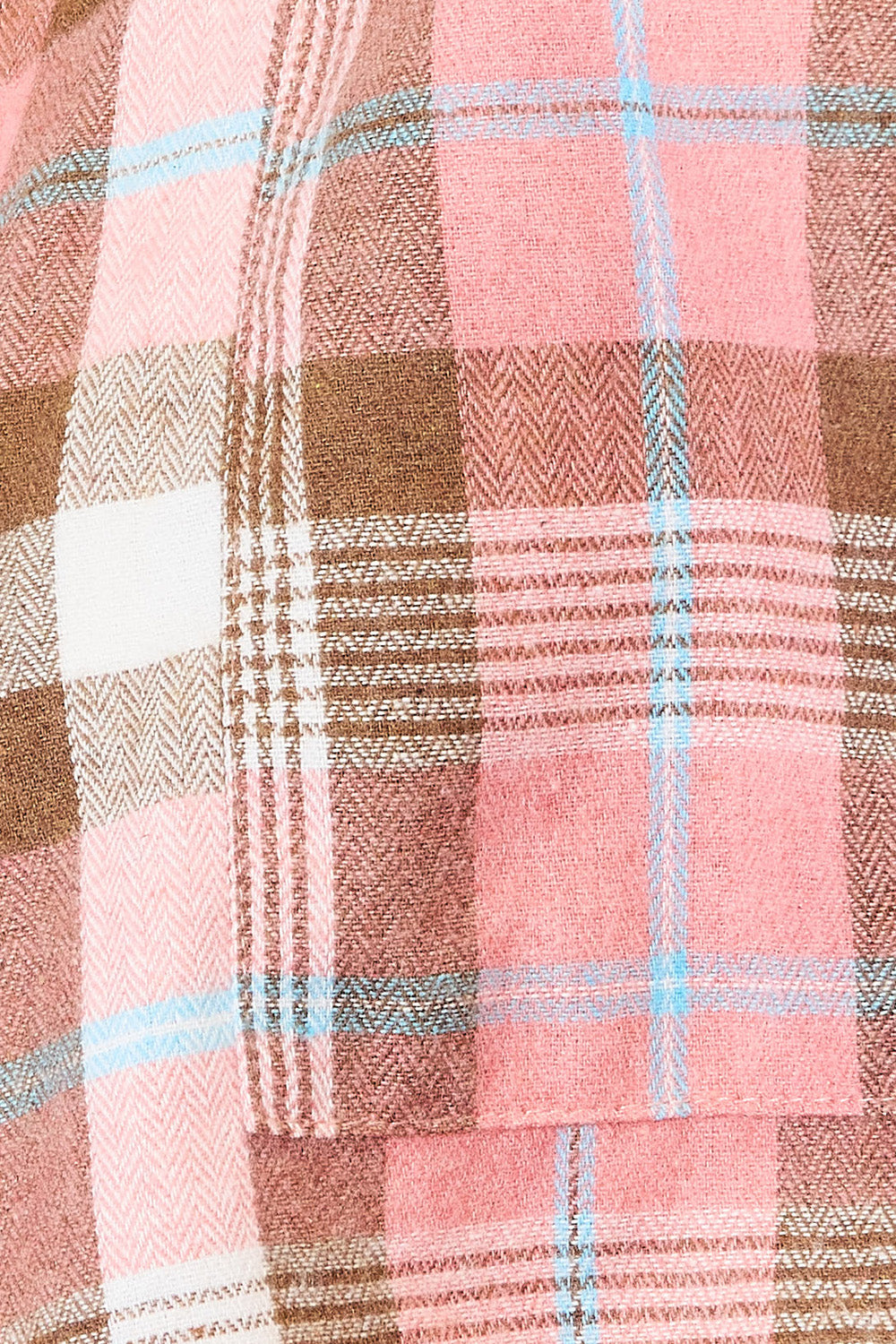 Women’s plaid shirt with no-stretch fabric for a polished fit.
