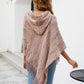 Fringe Hem Hooded Poncho