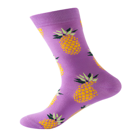 Purple Pineapple Socks