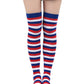 Striped Over-The-Knee Socks