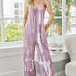 Tie-Dye Spaghetti Strap Jumpsuit with Pockets