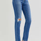 RISEN Jeans | Distressed High Rise Ankle Length Skinny Leg