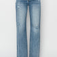 RISEN Jeans | High Waist Distressed Wide Leg