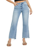 RISEN Jeans | Light Wash High Rise Straight Leg