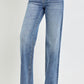 RISEN Jeans | Medium Wash High Rise Straight Leg 