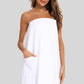 Strapless After-Shower Robe with Pocket - Whimsical Appalachian Boutique