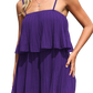 Ruched Spaghetti Strap Ruffle Romper - Whimsical Appalachian Boutique