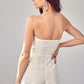 Feminine Strapless White Romper - Whimsical Appalachian Boutique