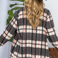 Plus Size Women's Button Down Plaid Shacket - Whimsical Appalachian Boutique