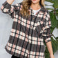 Plus Size Women's Button Down Plaid Shacket - Whimsical Appalachian Boutique