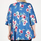 Versatile navy floral cardigan, designed for layering