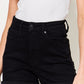 Judy Blue Tummy Control Cuffed Black Denim Shorts - Whimsical Appalachian Boutique