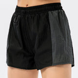 Color Block Drawstring Active Shorts