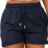 Drawstring Waist Cuffed Shorts - Whimsical Appalachian Boutique