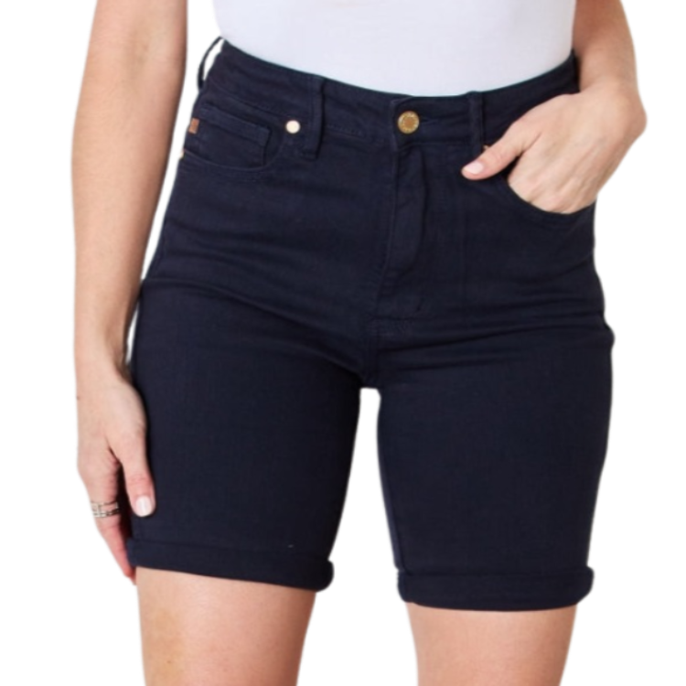 Judy Blue Waist Slimming Bermuda Shorts - Whimsical Appalachian Boutique