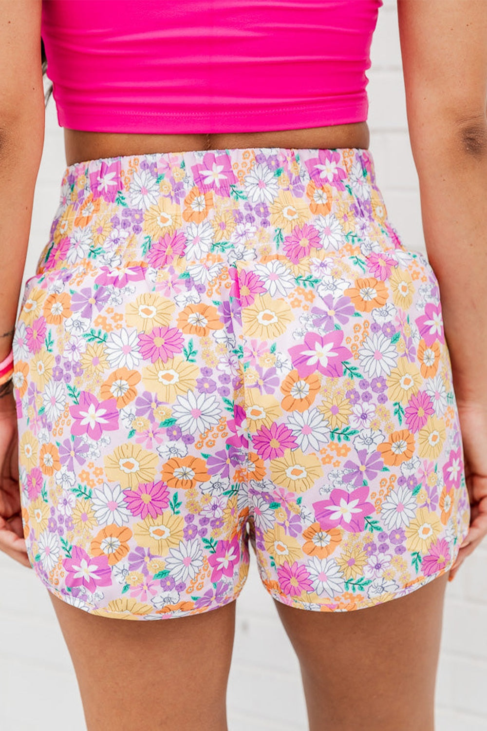 Printed High Waist Shorts - Whimsical Appalachian Boutique