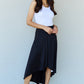 High Waisted High-Low Flare Maxi Skirt - Whimsical Appalachian Boutique