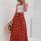 Boho Chic Print Maxi Skirt