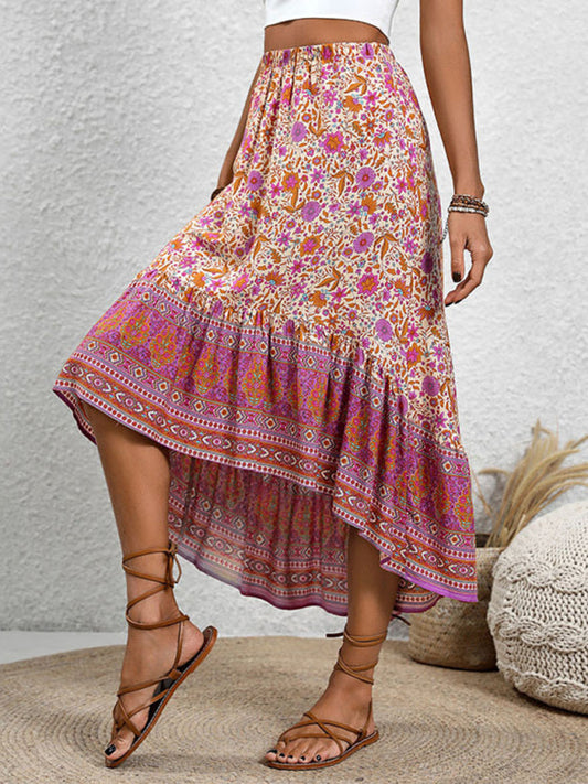 Casual High-Low Bohemian Skirt - Whimsical Appalachian Boutique