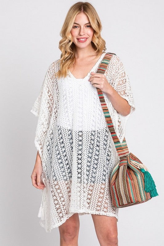 Stylish bohemian bucket bag perfect for festivals, beach trips, or everyday use.
