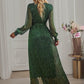 Graceful green maxi dress for any occasion
