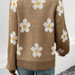 Daisy Floral Dropped Shoulder Sweater