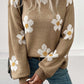 Daisy Floral Dropped Shoulder Sweater