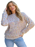 Confetti Knit Sweater – Colorful Speckled Cozy Knit