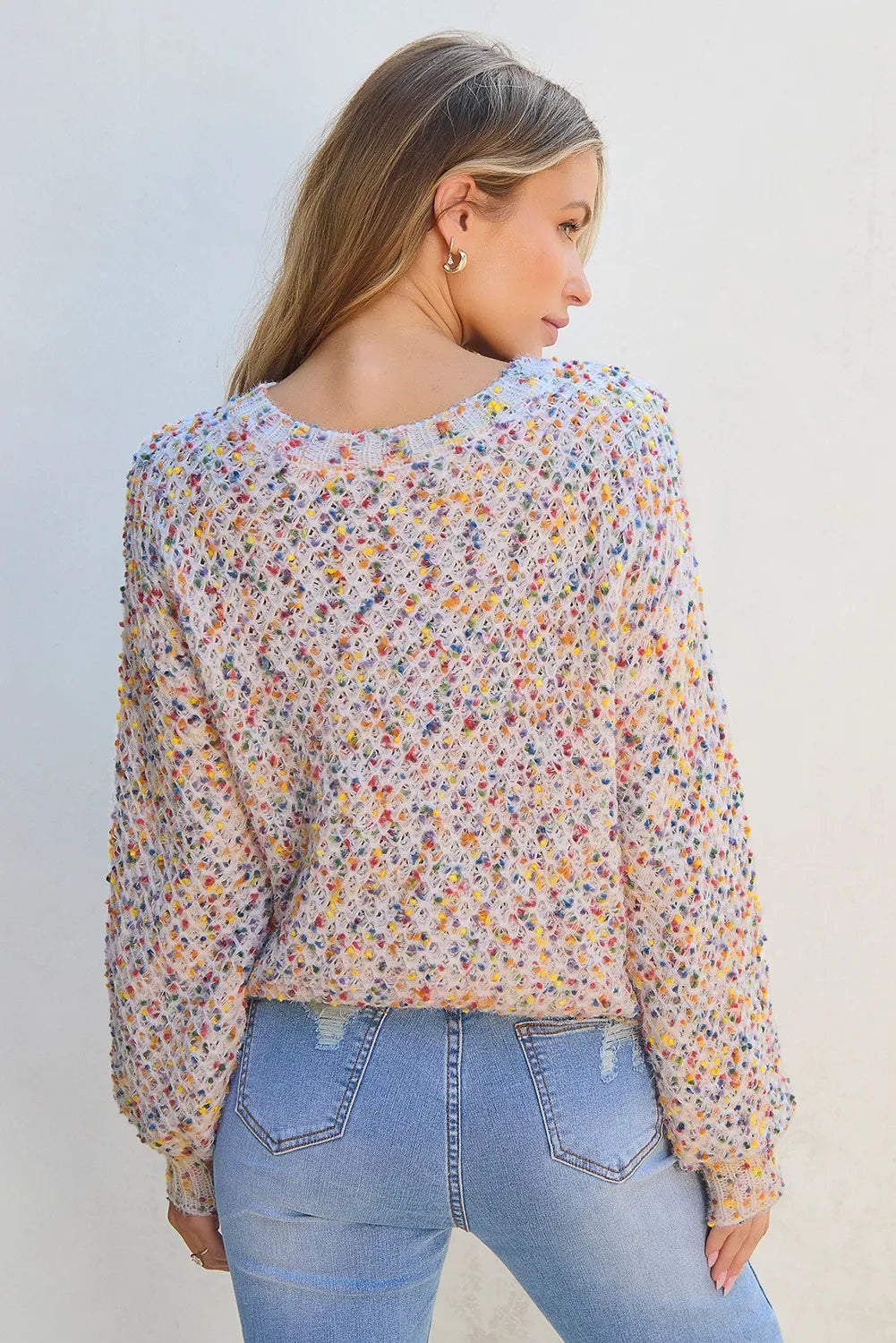 Confetti Knit Sweater – Colorful Speckled Cozy Knit