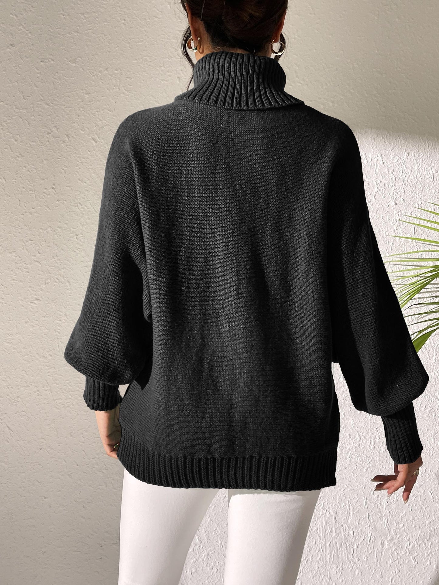 Turtleneck Long Sleeve Sweater