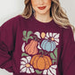 Fall Pumpkin Graphic Fleece Sweatshirt - Whimsical Appalachian Boutique