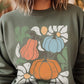 Fall Pumpkin Graphic Fleece Sweatshirt - Whimsical Appalachian Boutique