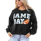 Game Day Graphic Varsity Pullover Sweatshirt