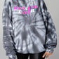 Weekend Lover Graphic Tie-Dye Sweatshirt - Whimsical Appalachian Boutique