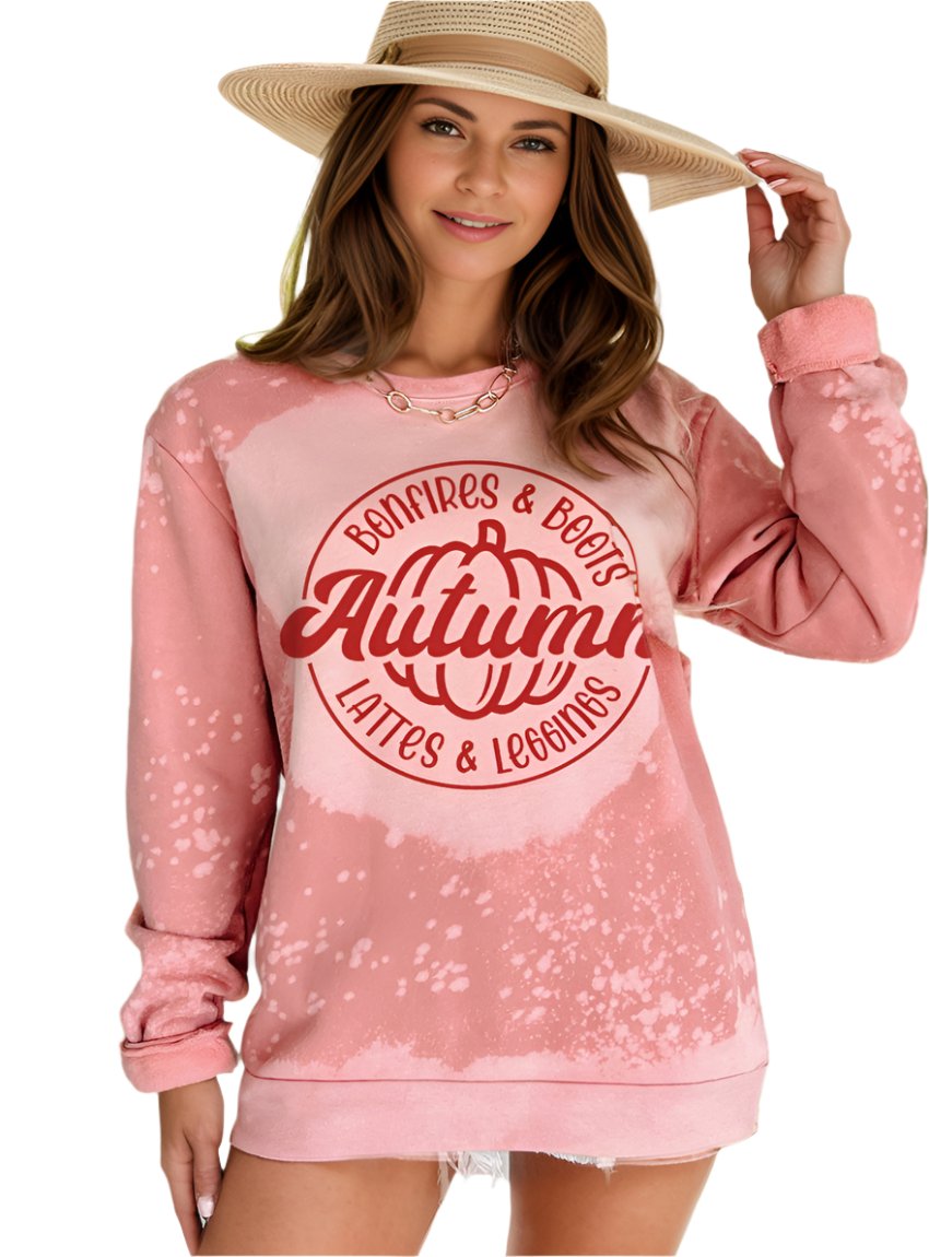 Bonfires & Boots Fall Graphic Sweatshirt - 1