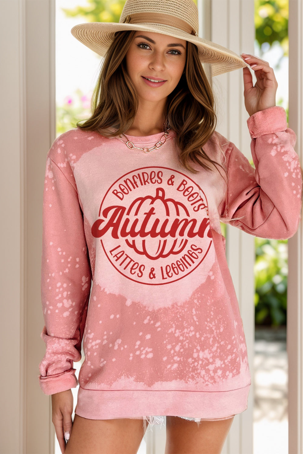 Bonfires & Boots Fall Graphic Sweatshirt - 5