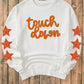 Touchdown Football Sweatshirt with Glitter Stars