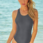 Crisscross Back One-Piece Swimsuit - Whimsical Appalachian Boutique