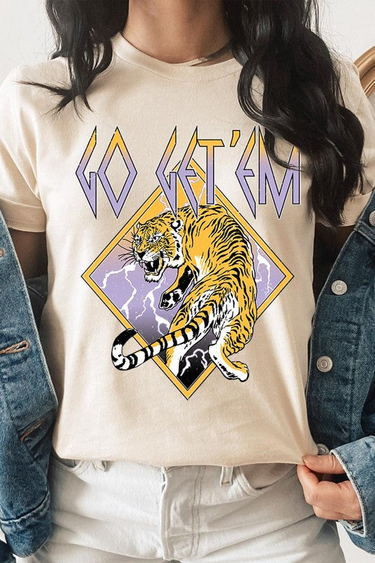 Go Get 'Em Tiger Graphic T-Shirt