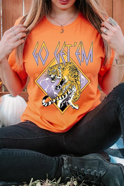Go Get 'Em Tiger Graphic T-Shirt