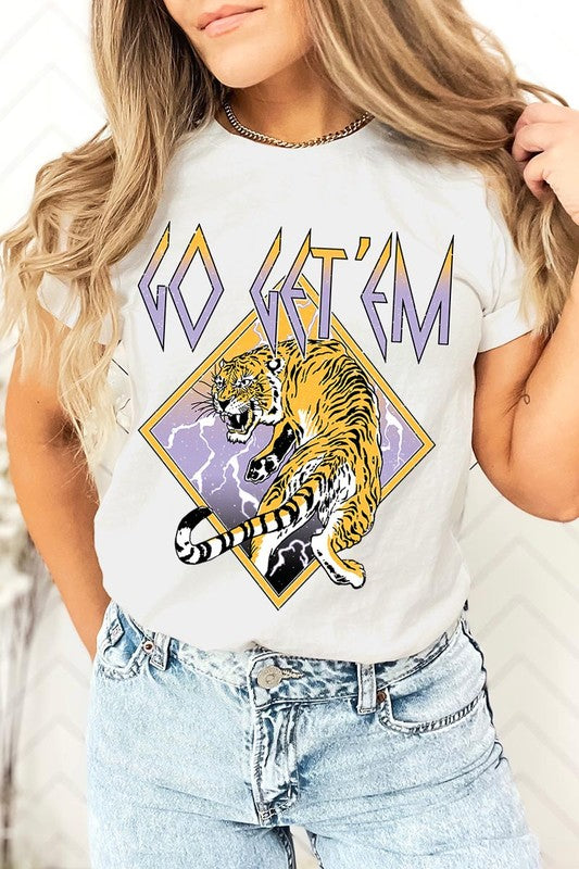 Go Get 'Em Tiger Graphic T-Shirt