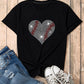 Baseball Mom Rhinestone Heart T-Shirt - Whimsical Appalachian Boutique