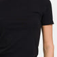 Black Short Sleeve Crew Neck Tee