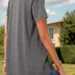 Half Button Henley Pocket T-Shirt - Whimsical Appalachian Boutique